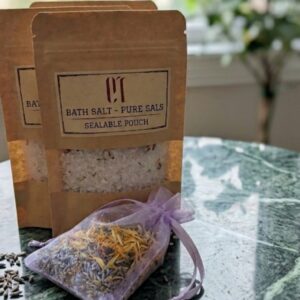 Herbal Bath Salts for Relaxation & Body Soak